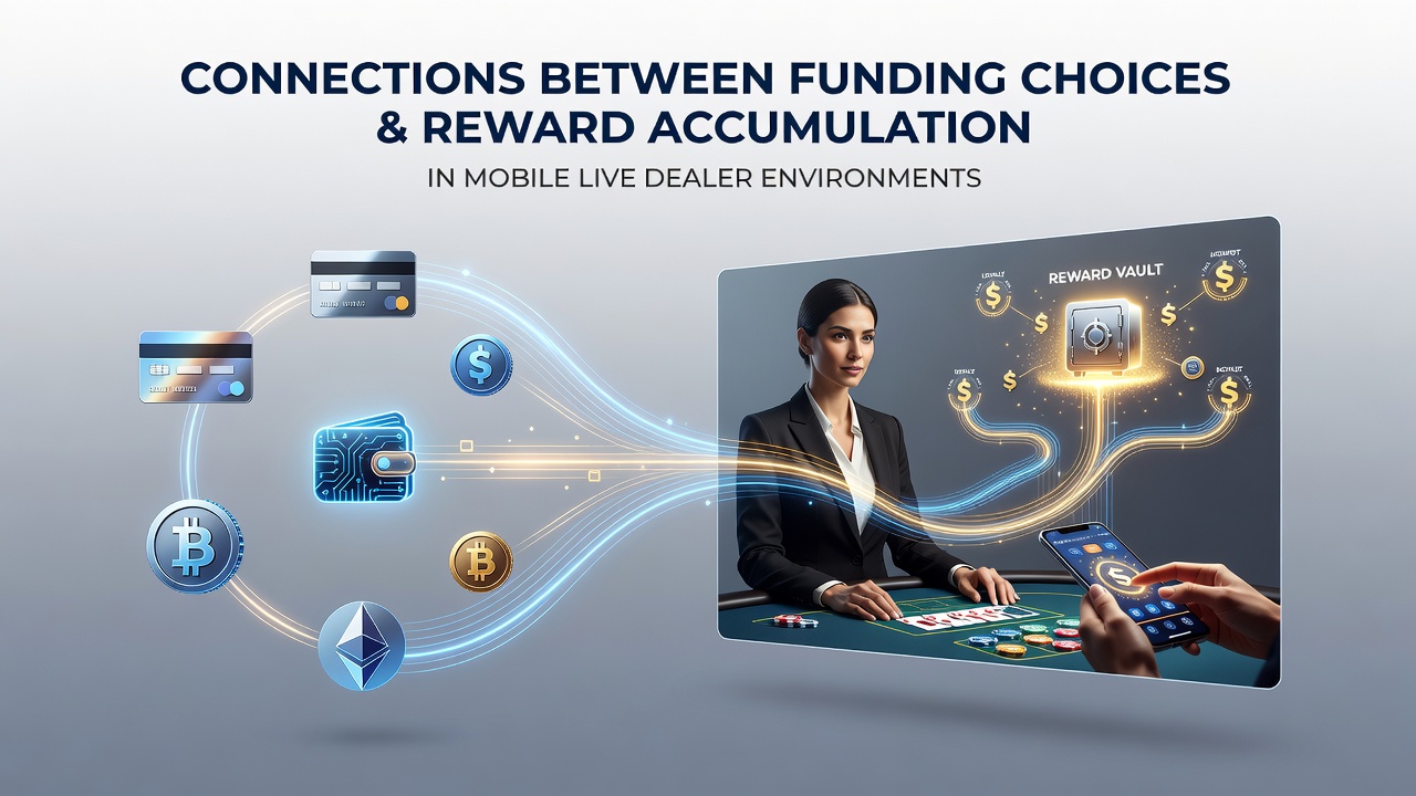 Grafiek die betalingsstromen en beloningsaccumulatie in live mobiele casinospellen illustreert